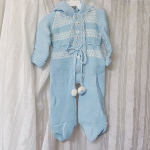 NWOT Vintage Baby Footed Coveralls